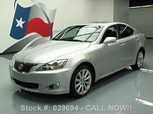 2010 lexus is250 awd sunroof climate seats paddle shift texas direct auto