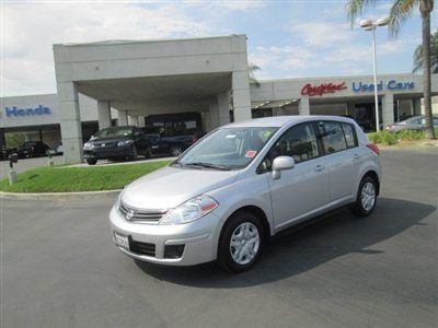 2012 nissan versa s 1 owner, clean carfax, available financing, hatchback, mp3