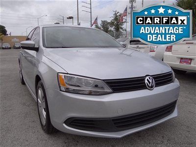 2011 jetta se 1-owner 73k miles 5-speed manual carfax certified florida