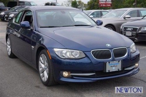 2011 blue bmw 328xi 4x4 v6 230h coupe automatic low miles 28k leather seats