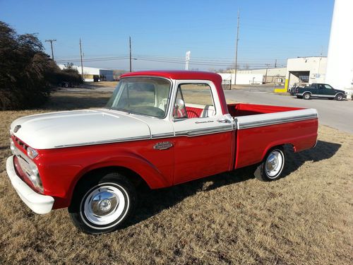 1966 ford f100 short wide bed pickup truck