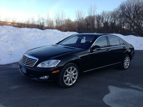 2007 mercedes s550 4matic -black- mint condition only 50k satellite radio