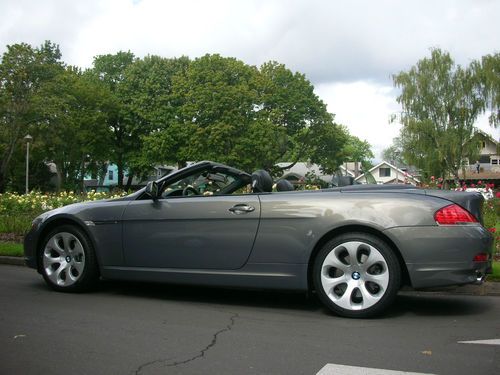 2007 bmw 650i convertible 4.8l, loaded, no accidents low miles only 25k