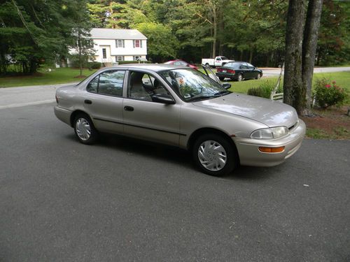 1996 geo prizm base sedan 4-door 1.6l.....same as toyota corolla..low miles 72k