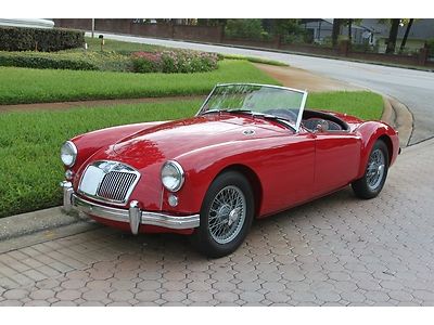 1956 mga roadster restored detailed 1500cc show quality