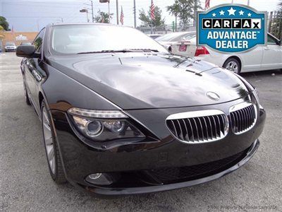 08 bmw 650i coupe florida luxury car carfax certified pefect condition