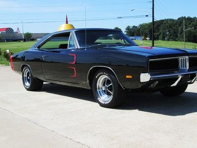 1969 black dodge charger 4-speed