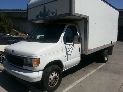 1995 ford e-350 box truck cube van low miles power liftgate