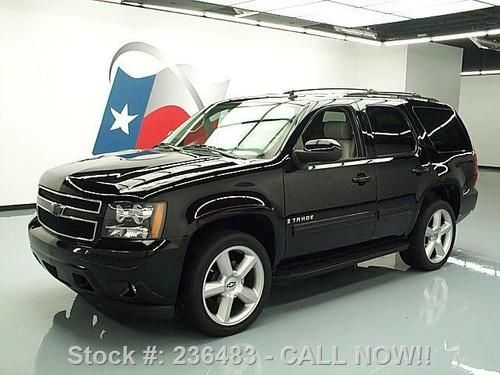 2009 chevy tahoe 2lt 4x4 leather nav dvd rear cam 22's  texas direct auto