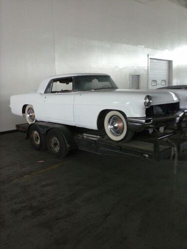 1957 lincoln continental mark ii  southwestern rust free, only needs finishing