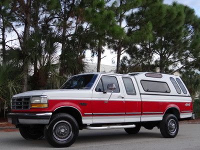 1992 ford f-250 4x4 xlt diesel 7.3 * no reserve one owner florida no rust f-350