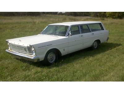 1965 ford galaxie country sedan station wagon--original 390 v8