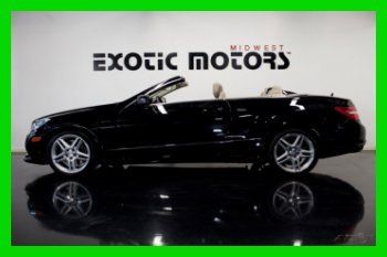 2011 mercedes benz e550 cabriolet, black on tan, 9,398 miles, only $54,888.00!