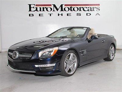 Distronic pano convertible lunar blue new financing brown sl65 leather 14 used