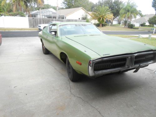 1972 dodge charger rebuilt 318 runs strong solid project