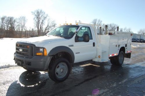 F550 service utility mechanics reel truck 4x4 low miles clean serviced diesel