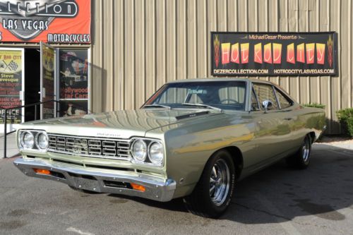 1968 plymouth roadrunner frame off restored matching #s 383 auto, modern stereo