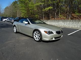 2004 bmw 6 series 645ci 2dr convertible