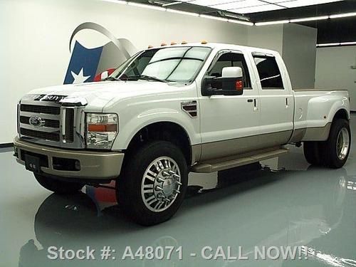 2008 ford f350 king ranch crew diesel drw air ride 77k texas direct auto