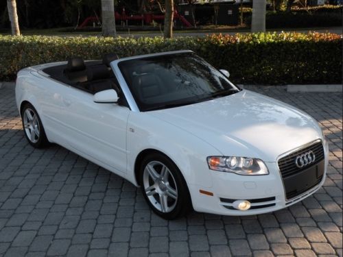 08 a4 2.0t convertible automatic leather heated seats convenience package