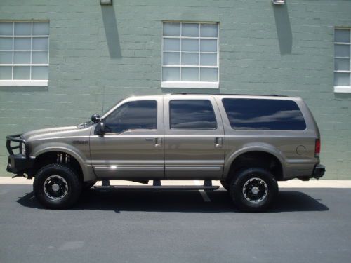 2005 ford excursion limited 4wd one owner 72k mi lots of adds excel condition