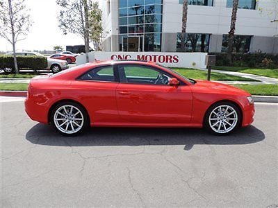 2013 audi rs5 / rs-5 / red over black low miles / loaded with options