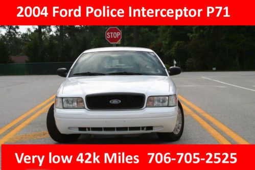 Low 42k miles. very clean 2004 ford police interceptor p71