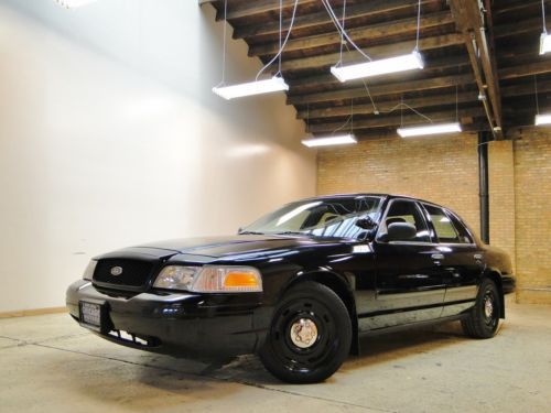 2003 ford crown vic p71 police, black, 92k miles, well maintained, sharp unit