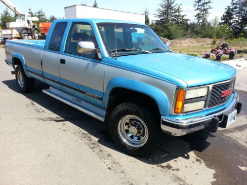 Buy used 93 GMC Sierra Extended Cab Diesel 4x4 in Florence ...