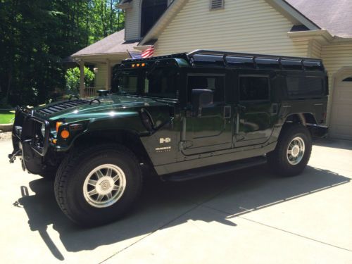 2001 wagon h1 hummer - woodland green