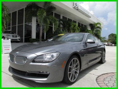 12 certified space gray 650-i 4.4l v8 coupe *navigation *rear camera *low miles