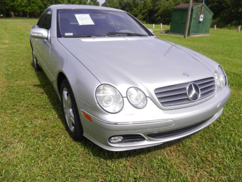 2003 mercedes benz cl 500, coupe, 5l v8, silver, 308 hp