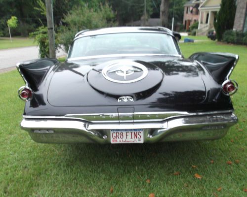 1961 chrysler imperial crown 4 dr hardtop black w/ stainless insert, flite sweep