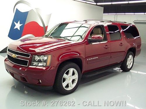 2007 chevy suburban lt sunroof htd leather dvd ent 48k texas direct auto