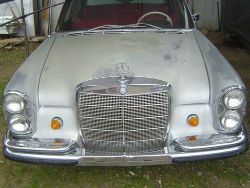 Mercedes benz 1967 300 sel w109 chassis very rare 6 cylinder 4 speed manual