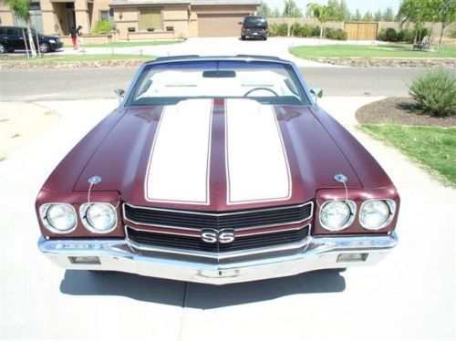 1970 ls5 454 chevrolet chevelle numbers matching ls5 super sport convertible