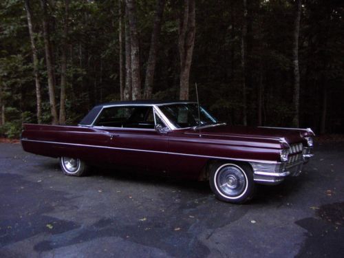 1964 cadillac coupe deville 2 door hardtop - 2 owners from new - georgia car