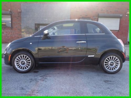 2012 fiat 500 lounge used 1.4l automatic fwd hatchback premium bose low miles!!!