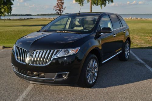 2013 lincoln mkx awd elite package navi pano vista roof clear title no reserve