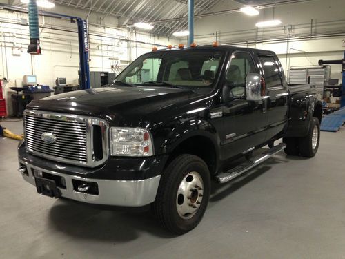 2006 ford f-350 sd lariat crew cab 4x4 dually diesel fx4 - wholesale auction