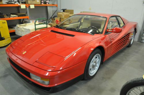 Restored ferrari testarossa