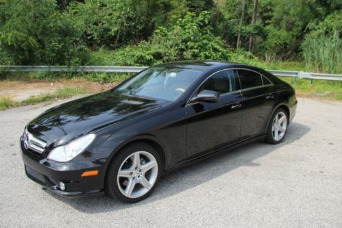 2009 mercedes benz cls550 amg sport pkg. black on tan like 2010