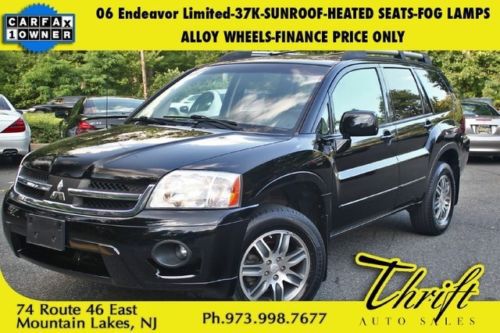 06 endeavor limited-37k-sunroof-heated seats-alloy wheels-finance price only