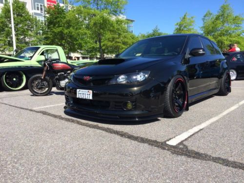 Find used 2008 Subaru Impreza WRX STI BLACK CLEAN STANCED