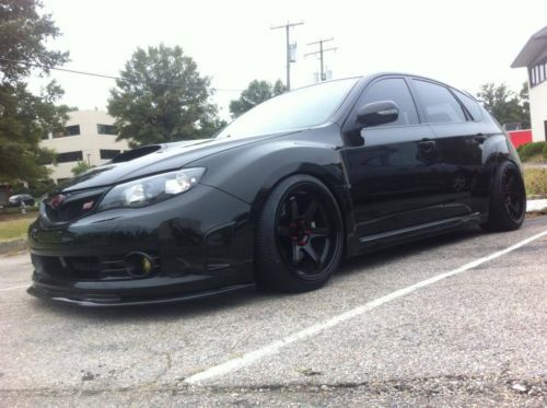 Find used 2008 Subaru Impreza WRX STI BLACK CLEAN STANCED