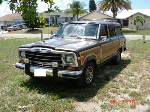 1987 Jeep grand wagoneer owners manual