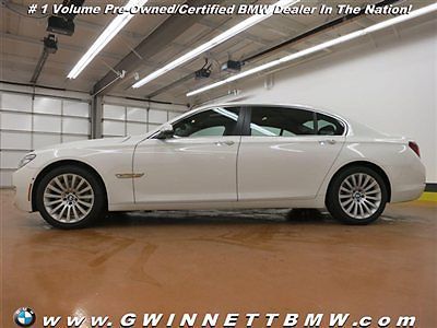 750li 7 series low miles 4 dr sedan automatic gasoline 4.4l 8 cyl alpine white