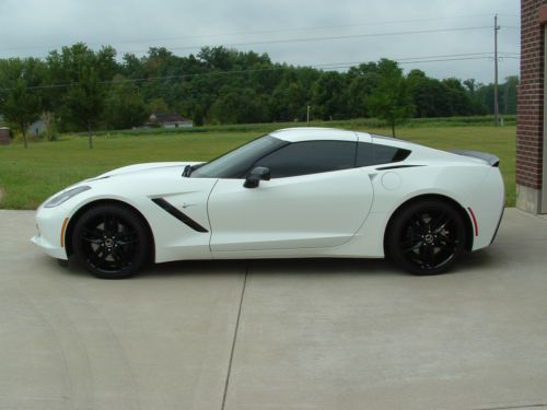 White on Black, Z51, Black wheels, spoiler and mirrors, performance exhaust, US $54,900.00, image 2