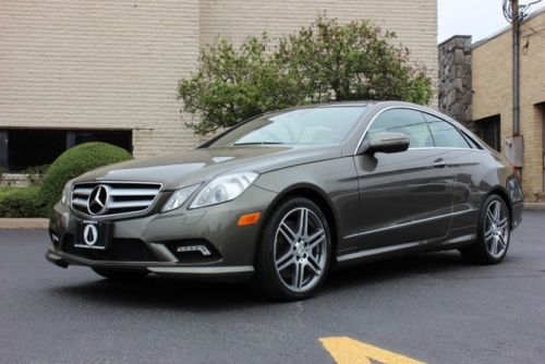 Beautiful 2010 mercedes-benz e550 coupe, loaded with options, serviced