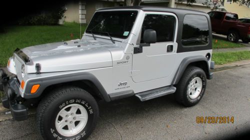 2004 Jeep Wrangler Sport  with  Factory Hard Top, US $8,900.00, image 3